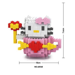 Jeu de construction Hello Kitty tasse rose