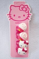 Élastique cheveux gâteau Hello Kitty rouge