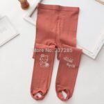 Collant Hello Kitty rouge brique