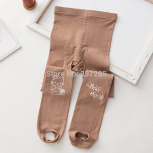 Collant Hello Kitty marron