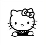 Sticker Hello Kitty classique