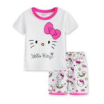 Pyjama Hello Kitty arc-en-ciel