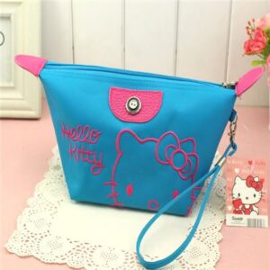 Trousse de maquillage Hello Kitty bleu