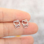 Boucles d’oreilles Hello Kitty argent