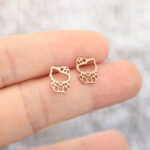 Boucle d’oreille Hello Kitty or rose