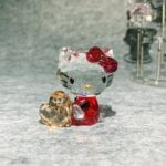 Figurine Hello Kitty cristal rouge