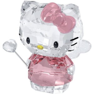 Figurine Hello Kitty cristal rose