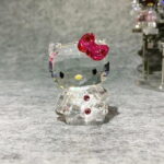 Figurine Hello Kitty cristal blanc