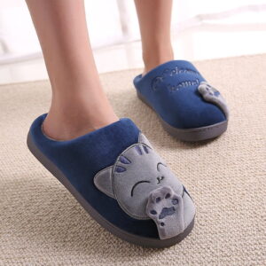 Chaussons Hello Kitty bleus