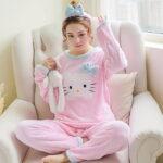 Peignoir Hello Kitty rose