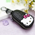 Porte-clés Hello Kitty noir