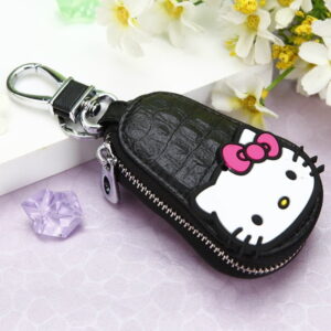 Porte-clés Hello Kitty noir