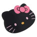 Tapis de souris Hello Kitty tête noir