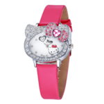 Montre Hello Kitty strass rose bonbon