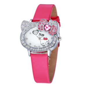 Montre Hello Kitty strass rose bonbon