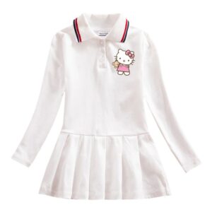Robe Hello Kitty polo blanc