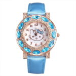 Montre Hello Kitty pierre bleu