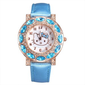 Montre Hello Kitty pierre bleu