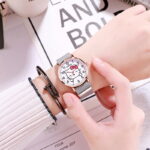 Montre Hello Kitty simple gris