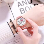 Montre Hello Kitty simple rose