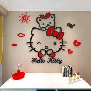 Stickers géants Hello Kitty