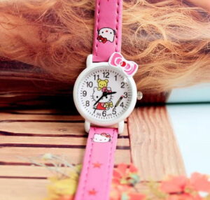 Montre Hello Kitty kawaï rose bonbon