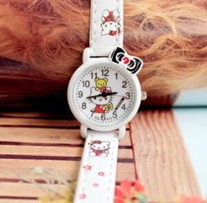 Montre Hello Kitty kawaii blanche
