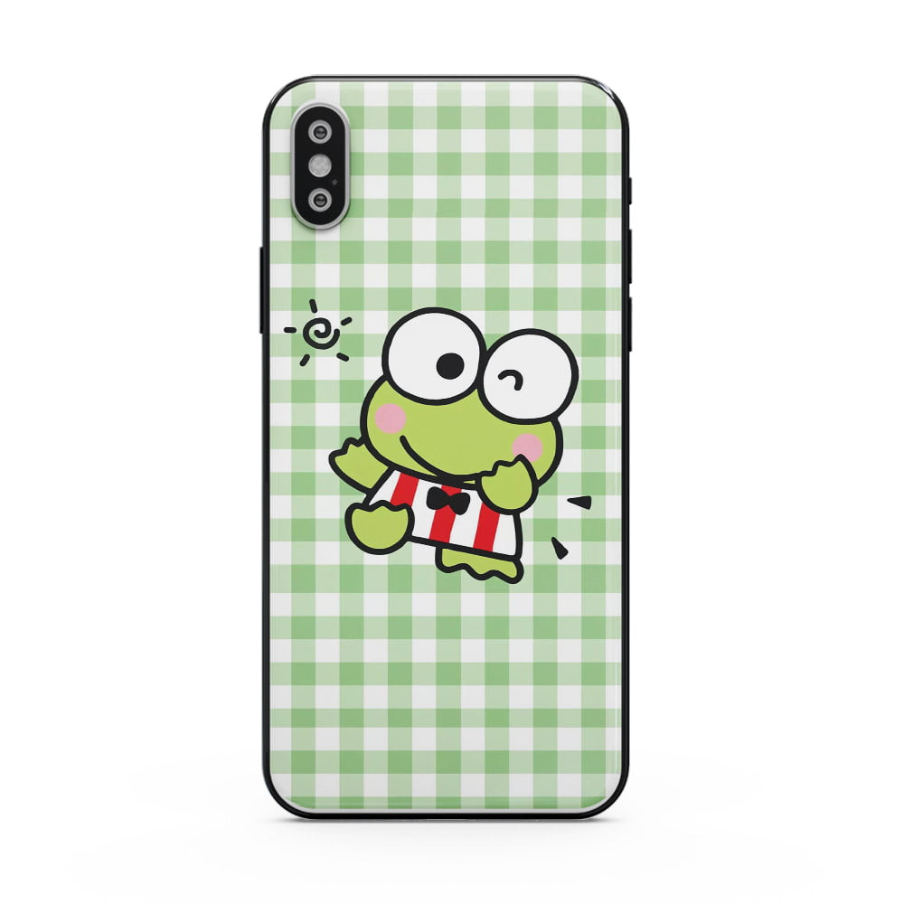 Coque Keroppi carreaux