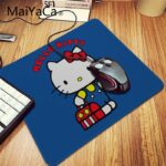 Tapis de souris Hello Kitty bleu