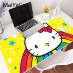Tapis de souris Hello Kitty arc-en-ciel