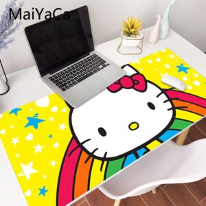 Tapis de souris Hello Kitty arc-en-ciel