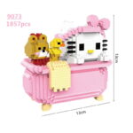 Jeu de construction Hello Kitty baignoire