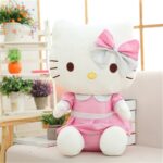 Peluche Hello Kitty robe rose