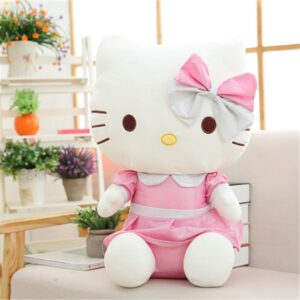 Peluche Hello Kitty robe rose