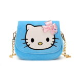 Sac à main Hello Kitty doux bleu