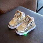 Chaussure Hello Kitty paillette or