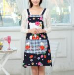Tablier Hello Kitty fraise noir