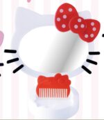 Miroir Hello Kitty avec peigne rouge