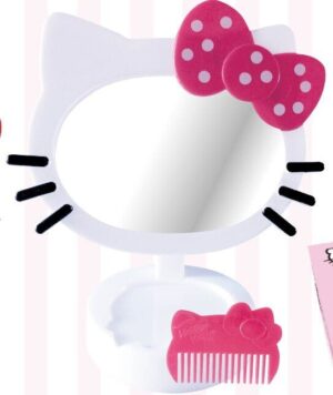 Miroir Hello Kitty avec peigne