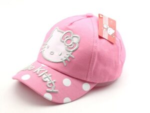 Casquette Hello Kitty pois rose