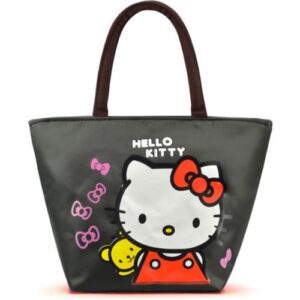 Sac à main Hello Kitty fourre-tout gris