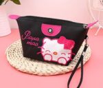 Trousse de maquillage Hello Kitty papa mao noir