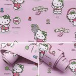 Papier peint Hello Kitty tennis