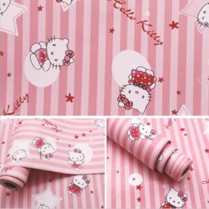 Papier peint Hello Kitty rouge