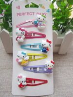 Lot de 6 barrettes Hello Kitty