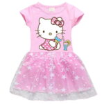 Robe Hello Kitty étoile rose