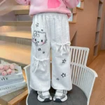 Jean Hello Kitty blanc
