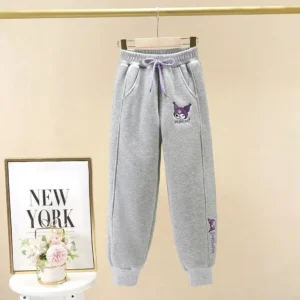 Pantalon Hello Kitty doux gris
