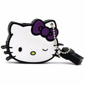 Clé USB Hello Kitty clin d'œil violet