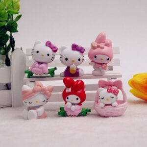 Figurine Hello Kitty My Melody x6